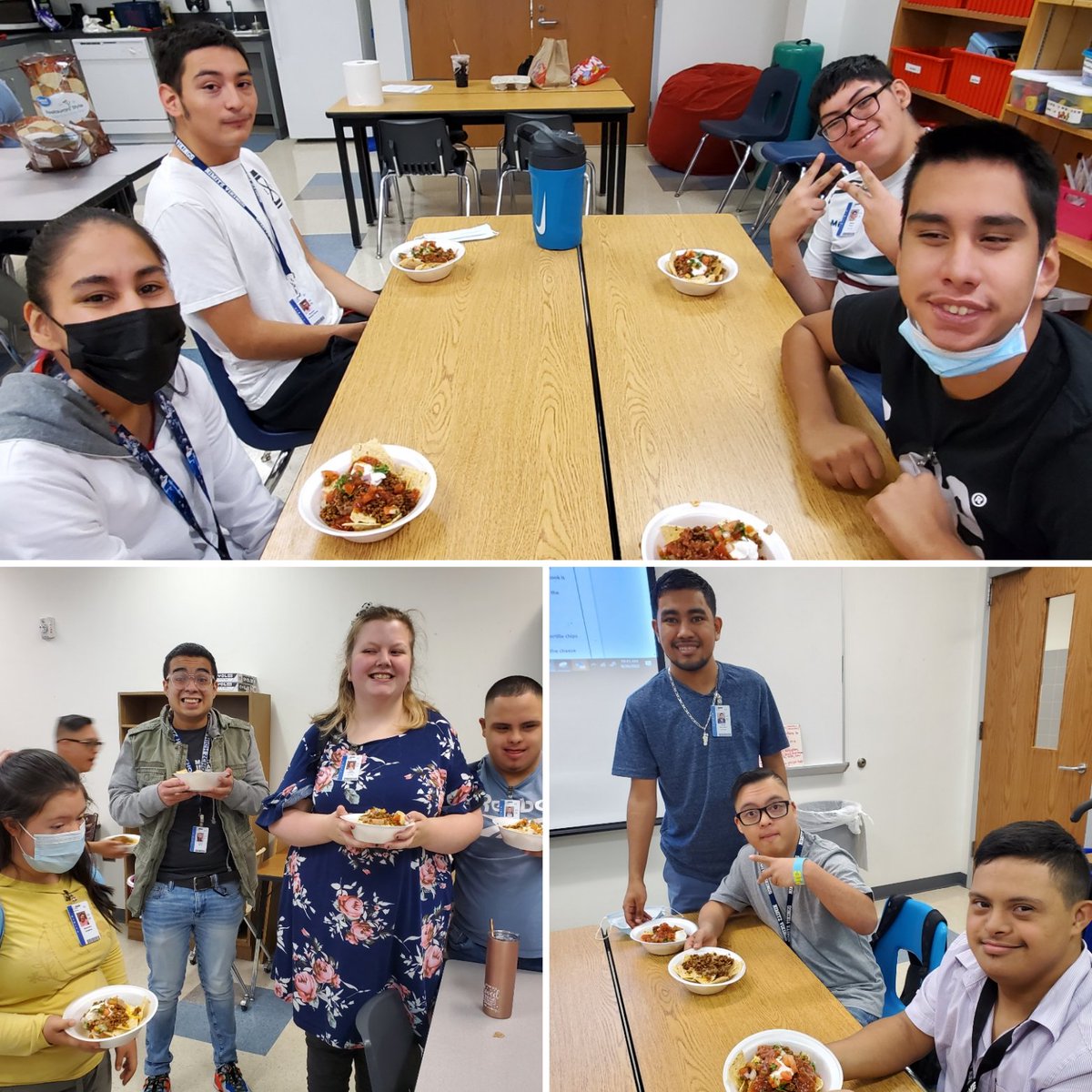 Coach_Oremade's tweet photo. On today's episode of Cooking To Learn: Mexican Munchies 🍽

#allN #workbasedlearning #wbl #cookingtolearn #lunchbreak https://t.co/nYACnBgEgM
