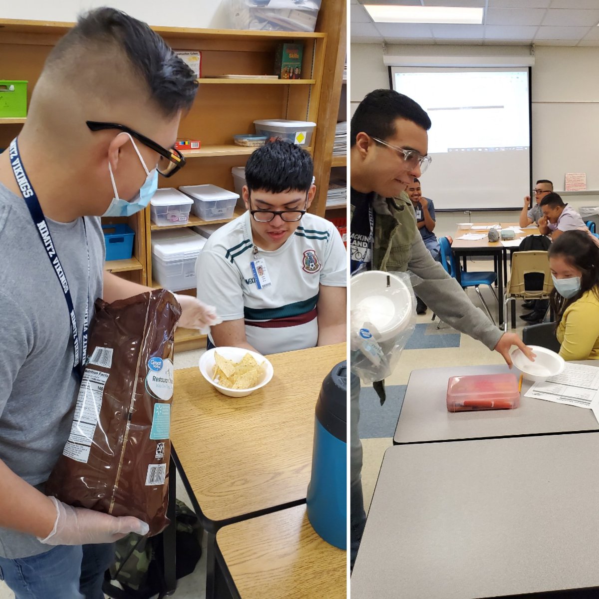 Coach_Oremade's tweet photo. On today's episode of Cooking To Learn: Mexican Munchies 🍽

#allN #workbasedlearning #wbl #cookingtolearn #lunchbreak https://t.co/nYACnBgEgM