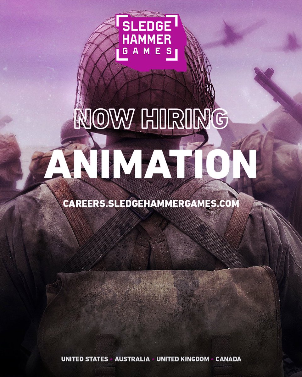 Life At Sledgehammer Games on Twitter "We’re hiring! Join the