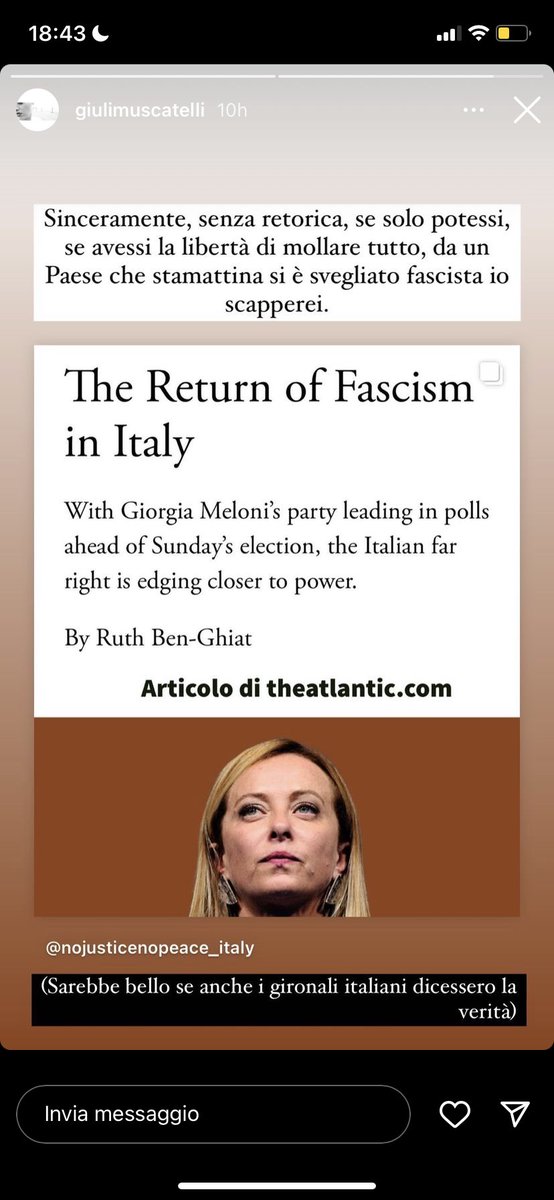 GiuCasto_'s tweet photo. Lo dice sempre meglio @giulimuscatelli https://t.co/y10FyzgWbt