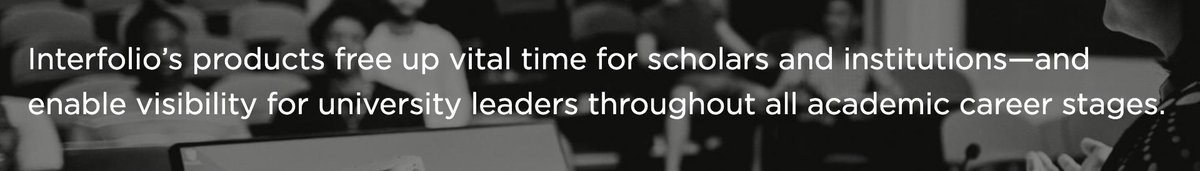 Where's the section on Interfolio where you list the things you paid for out of pocket even though they definitely should've been handled by the institution.