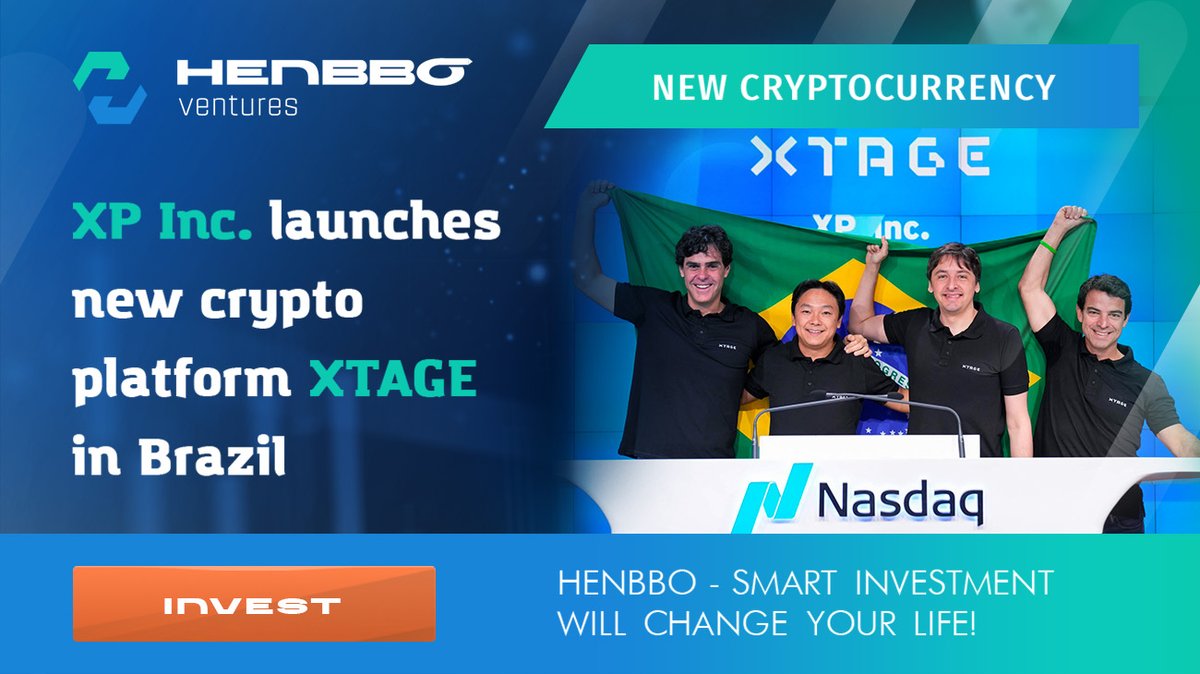 Henbbo_ventures's tweet photo. 💎Brazil's largest broker-dealer company XP Inc has launched a new cryptocurrency platform, XTAGE, for its Brazilian clients. It is predicted that the cryptosphere could add more than 3.5 million investors.

more: https://t.co/elSTKMbZsj

#XTAGE #henbbo #CryptoNews https://t.co/ebAv8qTDKY