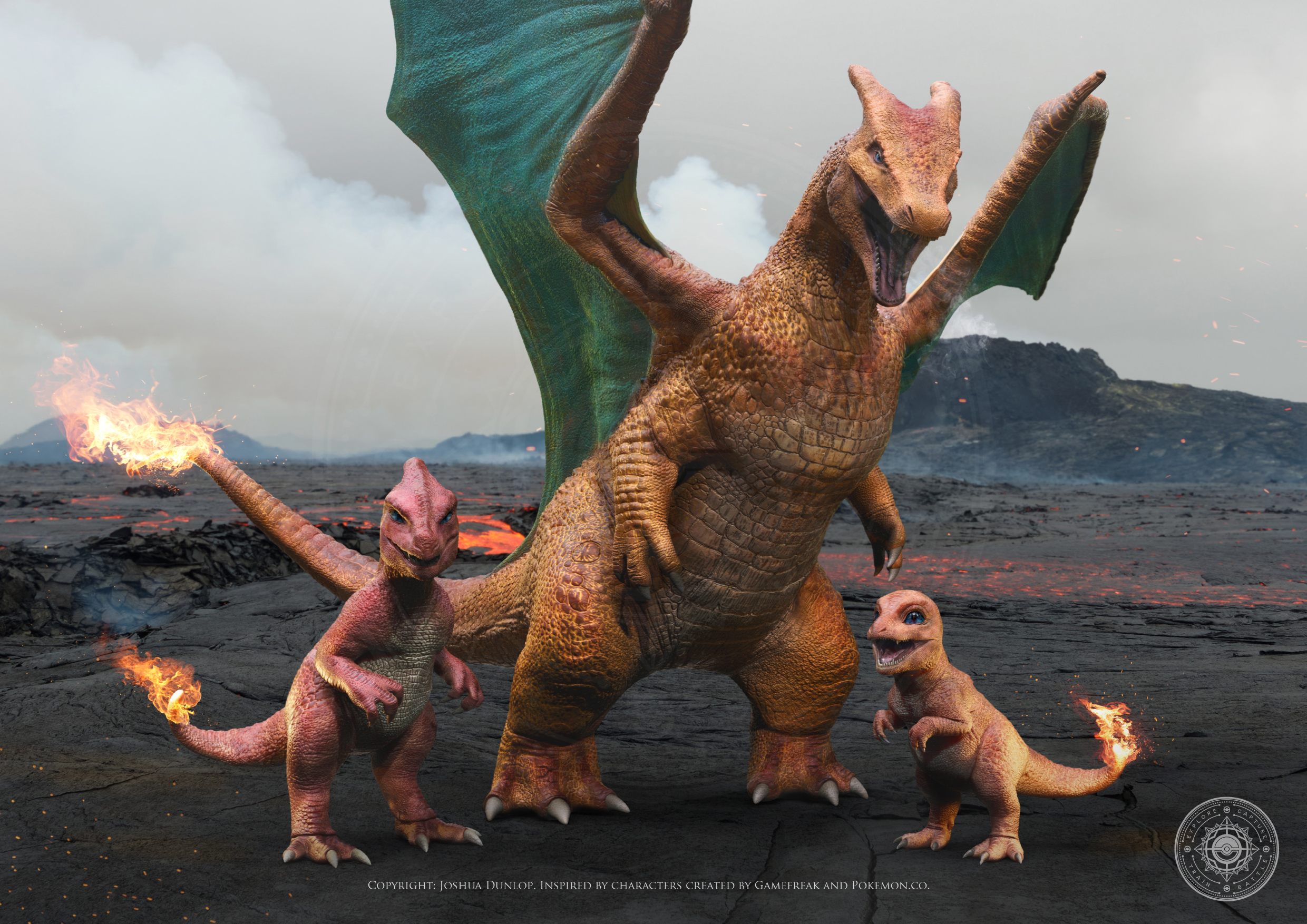 𝕁𝕠𝕤𝕙𝕦𝕒 𝔻𝕦𝕟𝕝𝕠𝕡 on X: “Here is my Charmander Family 