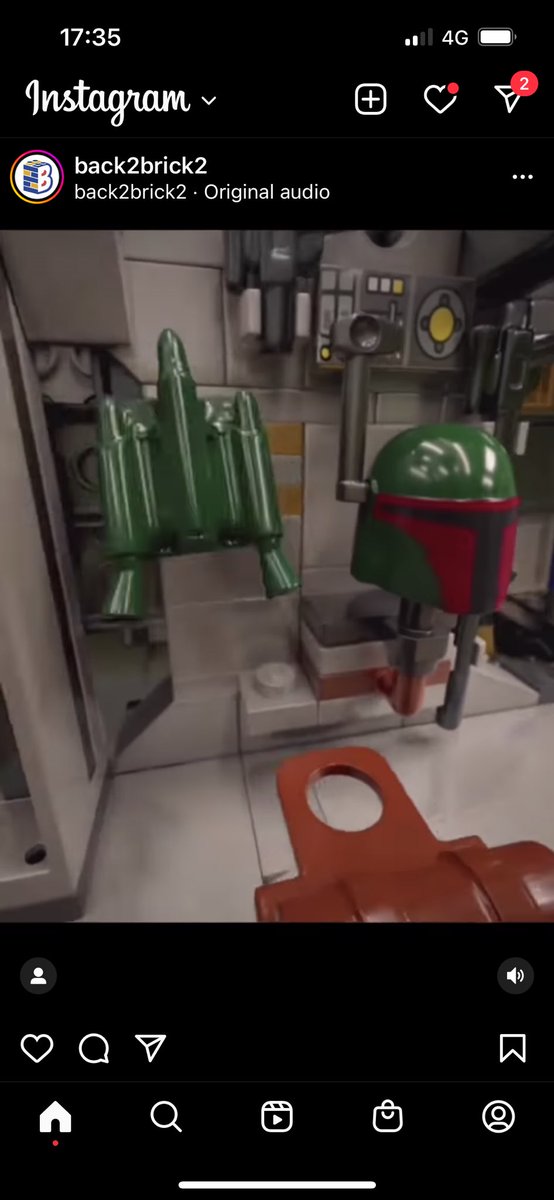 LBG_BRICKS's tweet photo. Just an observation but is Bobba Fett’s jet pack and helmet the correct shade of green? It looks a little to ‘dark green’ to me…. #justsaying #starwars #legostsrwars #legoucsrazorcrest #legoRazorCrest #razorCrest https://t.co/ZUJ36m3UaE