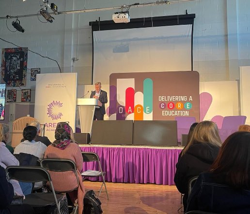 CORECityAcademy's tweet photo. An excellent day at #DACE22 with inspiring speakers, collaborative working with other subject experts and the DACE @COREeducate Awards 2022 to finish.Congratulations to all of the winners but in particular the #COREOpportunity Award winner,our very own Miss Ryan @AcademyYear 👏🙌 https://t.co/558y5cxsGq