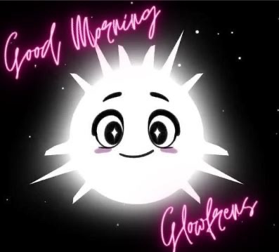 Gmmm frens 💗✨🎶 Have a wonderful day. Let's glow into the new week ✨💫