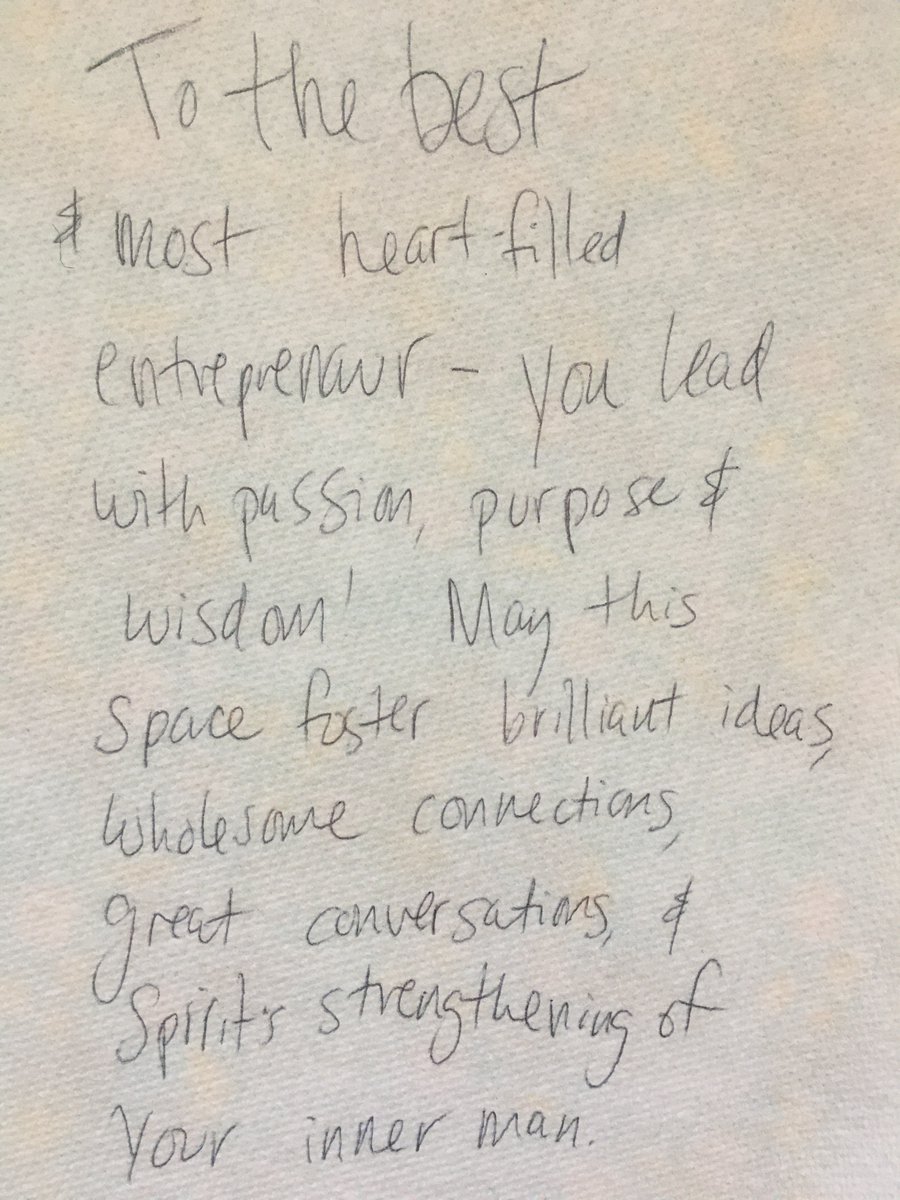 SarahSpearIt's tweet image. Gratitude Day 14: I&apos;m grateful for my sister&apos;s love and support. I found this note left in a drawer after she visited my office. She knows just how to encourage me! #FounderVibes