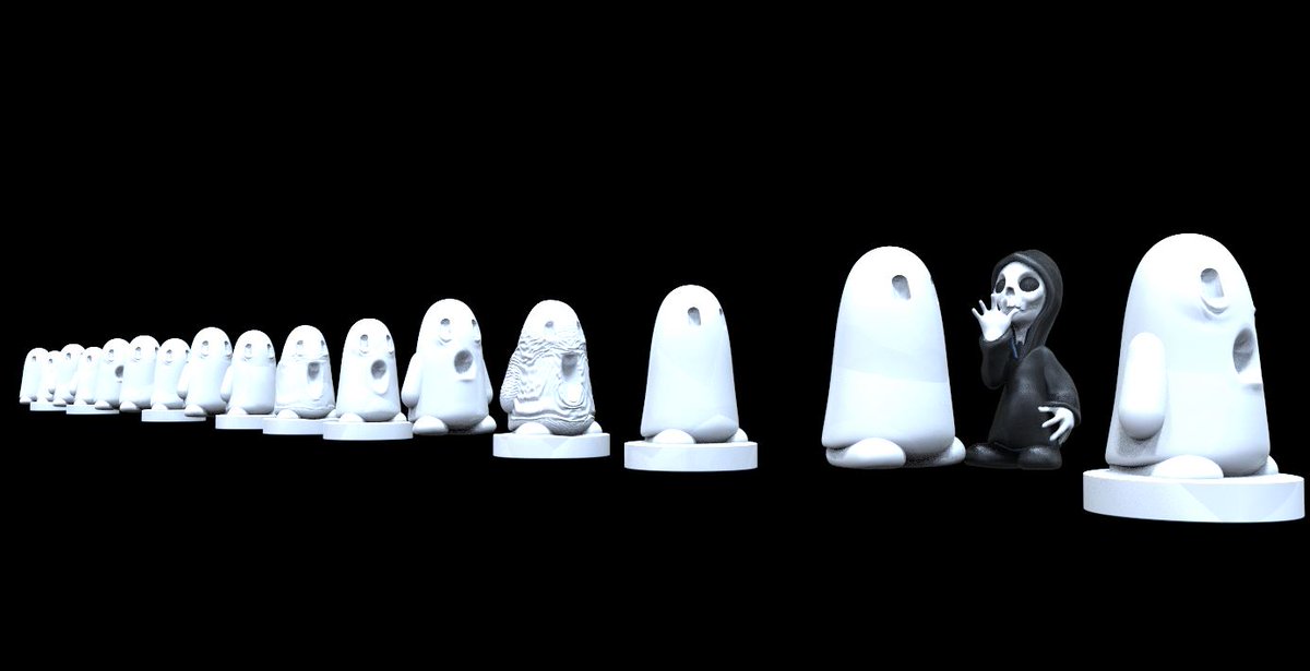 carmelo_nazario's tweet photo. Come and download my LilGhost Figures at @Thangs3D , help them get across the great beyond. 15 Ghost (souls) so far. #3d #zbrush #design @pixologic #3dmodeling #3dmodel #stl #3dprinting #3dprint https://t.co/kiVR3nN6mk https://t.co/jbF2eLHQT1