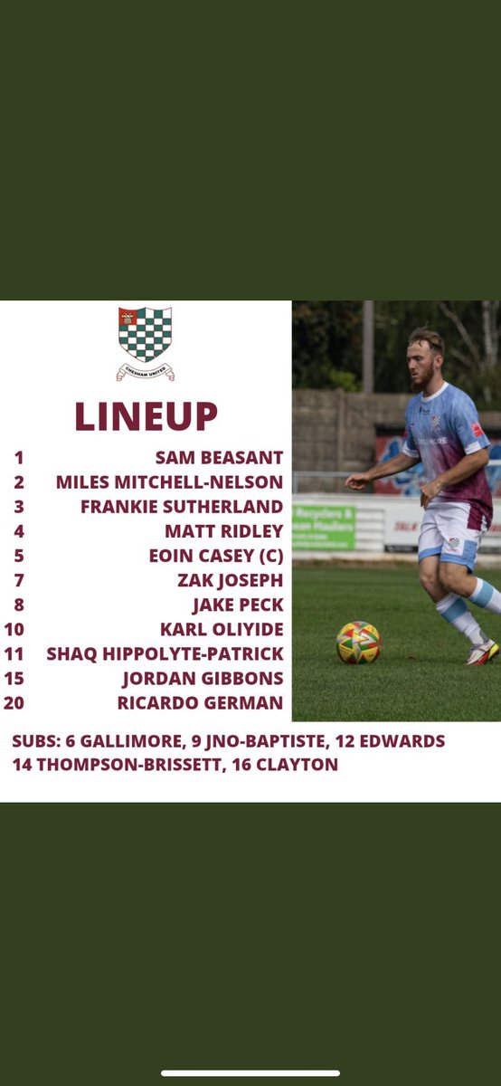 Just want to say a massive thank you to everyone involved <a href="/cheshamutdfc/">Chesham United FC</a> , from the supporters, chairman, management, volunteers, staff members, physio &amp; also my team mates for helping me during one of my darkest times on a football pitch….