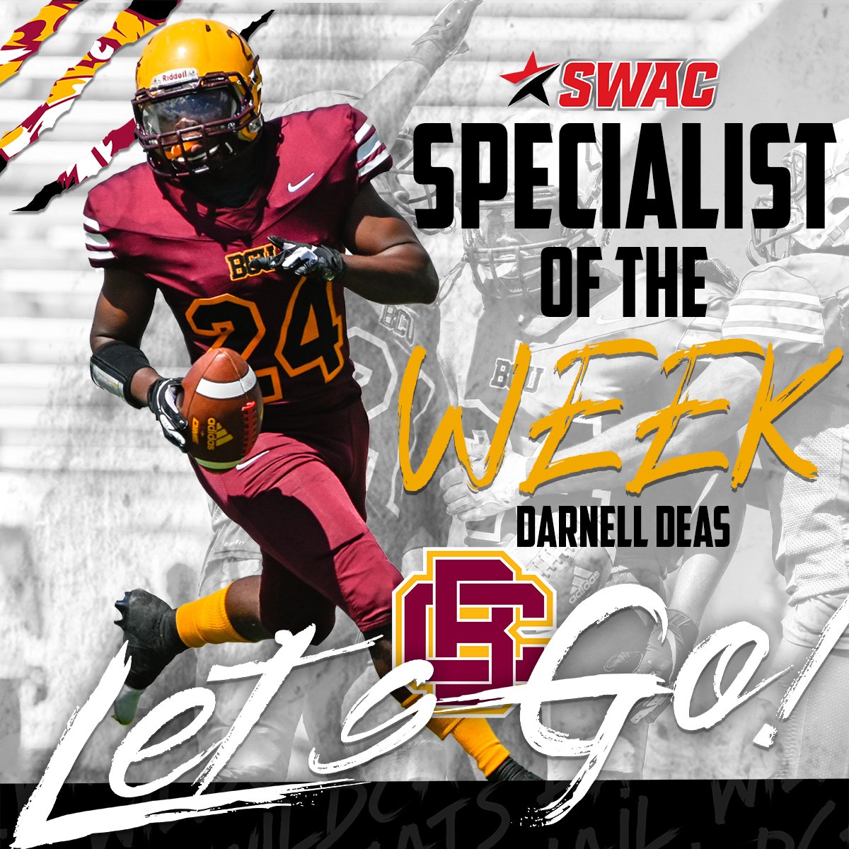 🏈 Bethune-Cookman Football tweet media