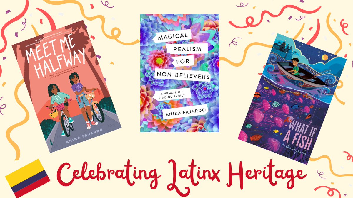 anikawriter's tweet photo. Every one of my books celebrates Latinx Heritage. Viva Colombia #HispanicHeritageMonth #LatinxHeritageMonth #readLatinx #latinxlit https://t.co/njs9BY2gEj