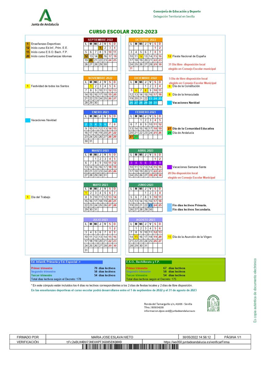 AMPAPlaterito's tweet photo. Calendario escolar 2022-2023 https://t.co/uNGwqLWtTn