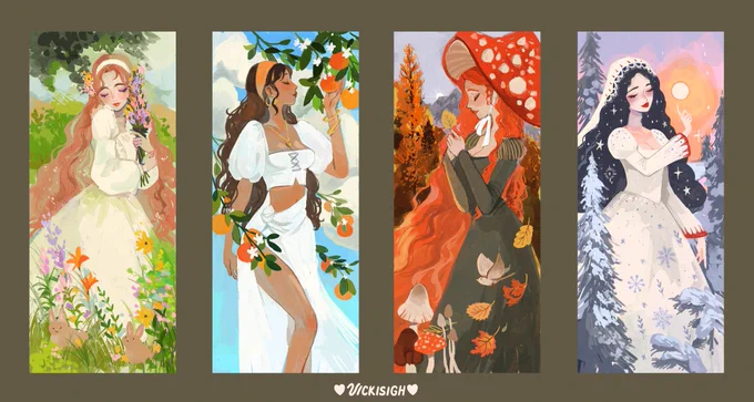 hello friends!  my shop is open with new prints and restocks of sold out pieces! lots of stickers and bookmarks! check out my shop to see everything~ ヽ(*⌒▽⌒*)ノshop :  
