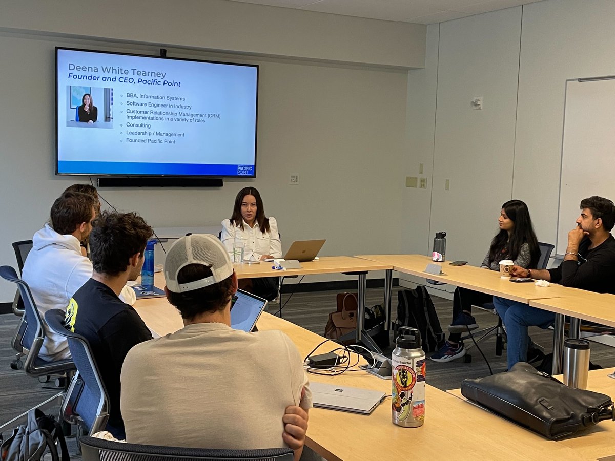 SalesforceCU's tweet photo. Last week we had a great time getting to learn from Deena Tearney the Founder and Chief Executive Officer at Pacific Point. Thank you Deena for teaching our members about your journey with Salesforce and Pacific Point! 💡🌊 https://t.co/837duJKFBK