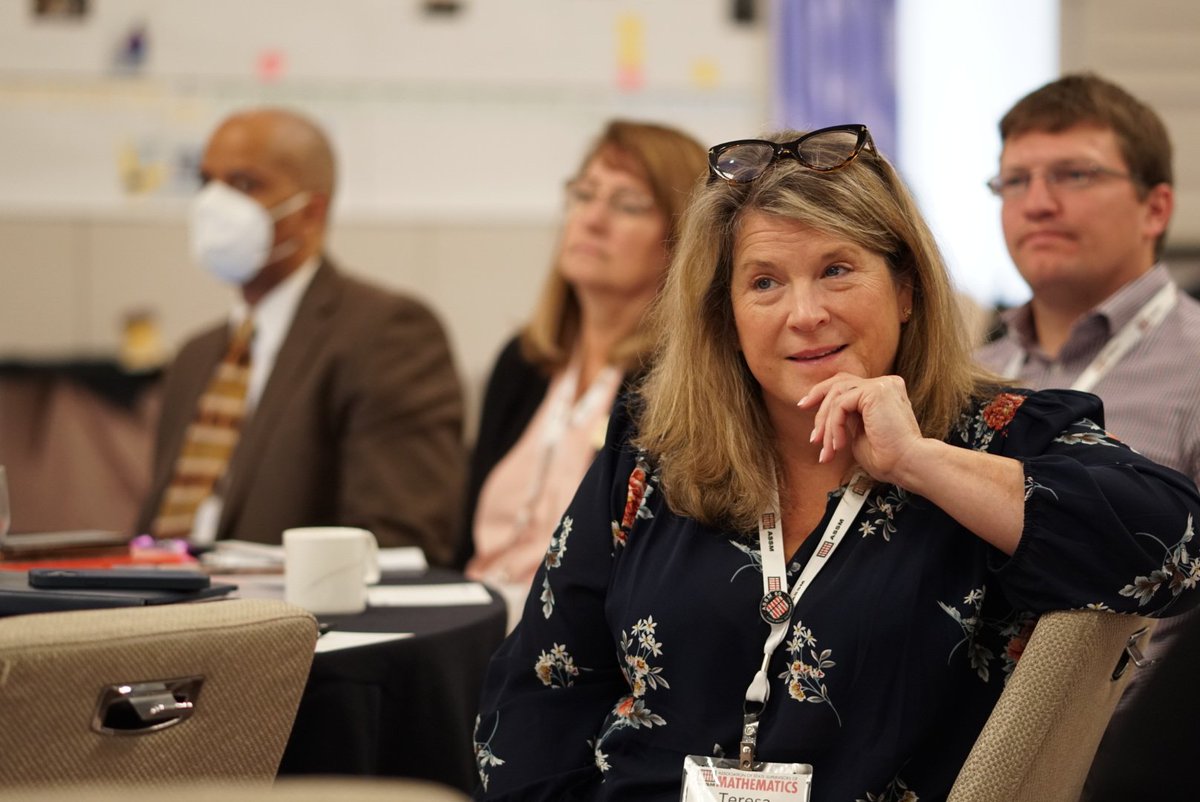 MathEdnet's tweet photo. Last day of #ASSM22! We're wrapping up board business and thinking about system-level assets with @mdsteele47. https://t.co/skpgN421Gl