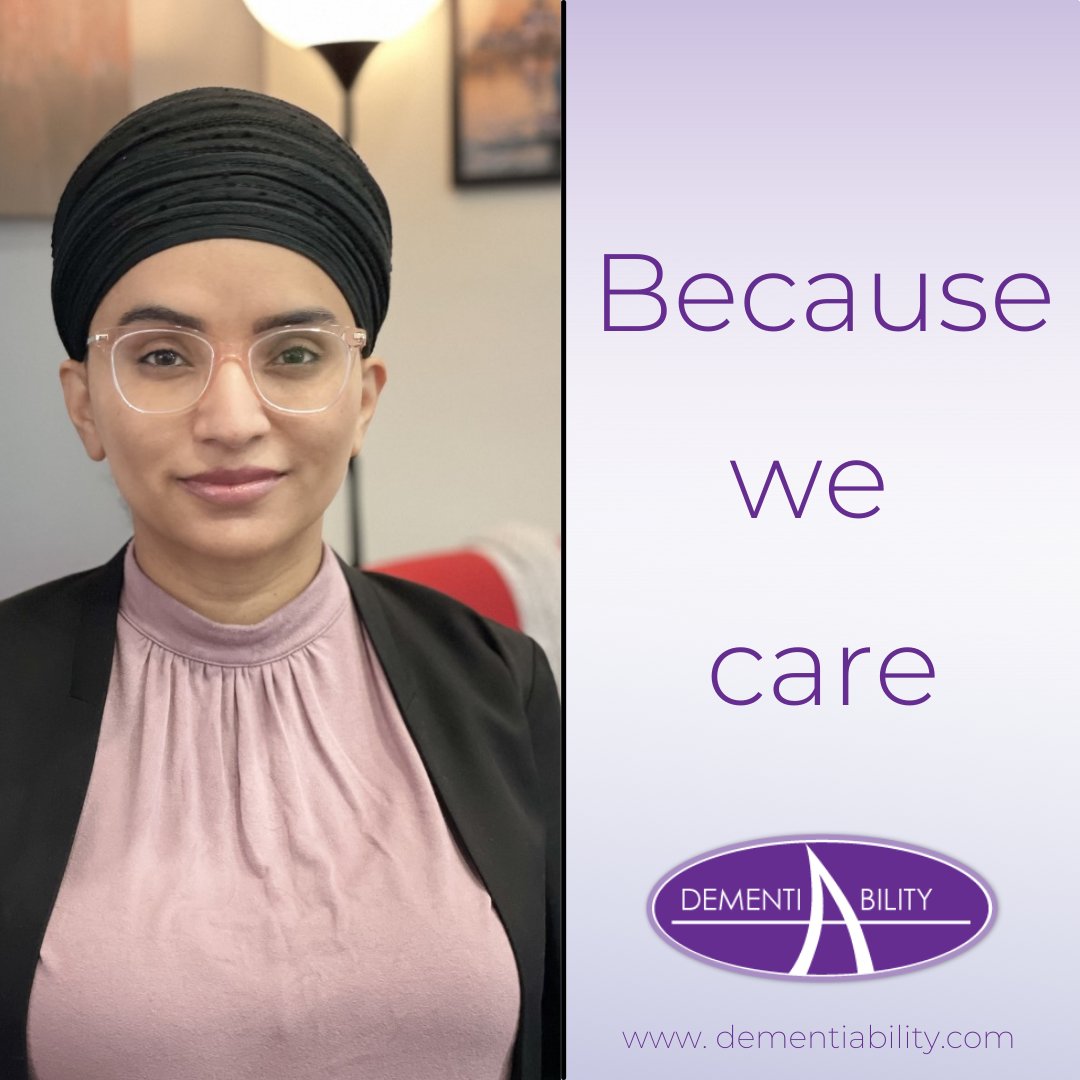 DementiAbility's tweet photo. This weeks #becausewecare comes from the Central West LHIN. Gurpreet took the DementiAbility workshop a few years ago and made it her mission to get certified and continue teaching others all about the methods. Meet Gurpreet here! https://t.co/l9q0xtV0zQ https://t.co/yWZk2PZyOz