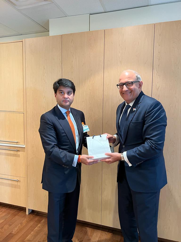 Met Mr S Iswaran, Minister for Transport &amp; Minister in-Charge of Trade Relations, Singapore to discuss the increasing role of civil aviation as bulwark of transportation in India, and the world. <a href="/icao/">ICAO</a>