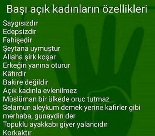 151-) başı açık kadınların özellikleri