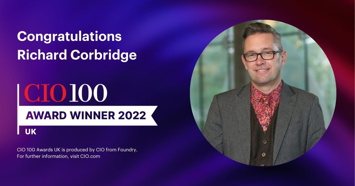 We're incredibly proud that our CIO, <a href="/R1chardatron/">Rich Corbridge</a> has been recognised in the #cio100uk list for the 10th year running. Also joining Rich on the list is <a href="/shinyshella/">Michelle Kearns 🌱</a>, CIO for Boots in Ireland - congratulations! ⭐️👏 #techatboots