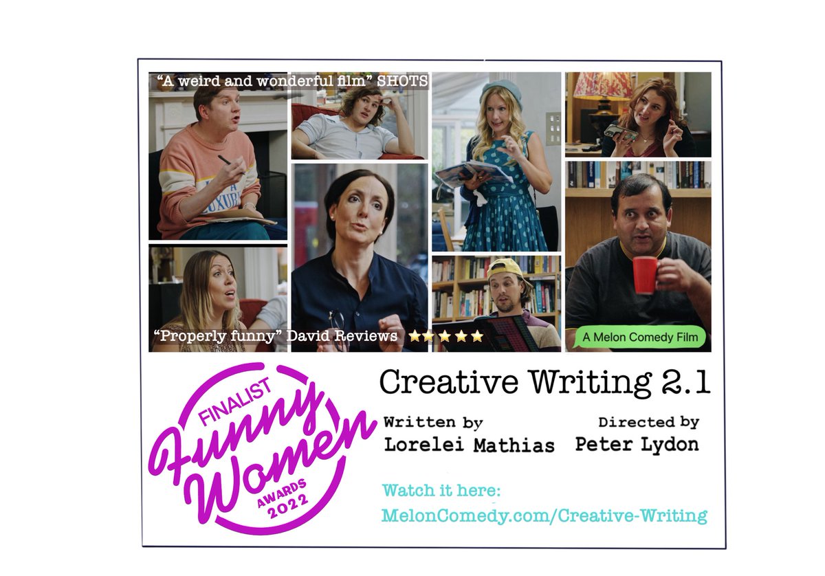 ChLuVibration's tweet photo. So, so excited to share this crazy news: my sister’s comedy short (that I’m delighted to be in!) 'CREATIVE WRITING 2.1' is down to the final 3 in the global FUNNY WOMEN AWARDS! We get to see it on the big screen soon! @funnywomen #funnywomenawards2022 #ChLu #comicactor #newcomedy https://t.co/xS0JlED9Yh