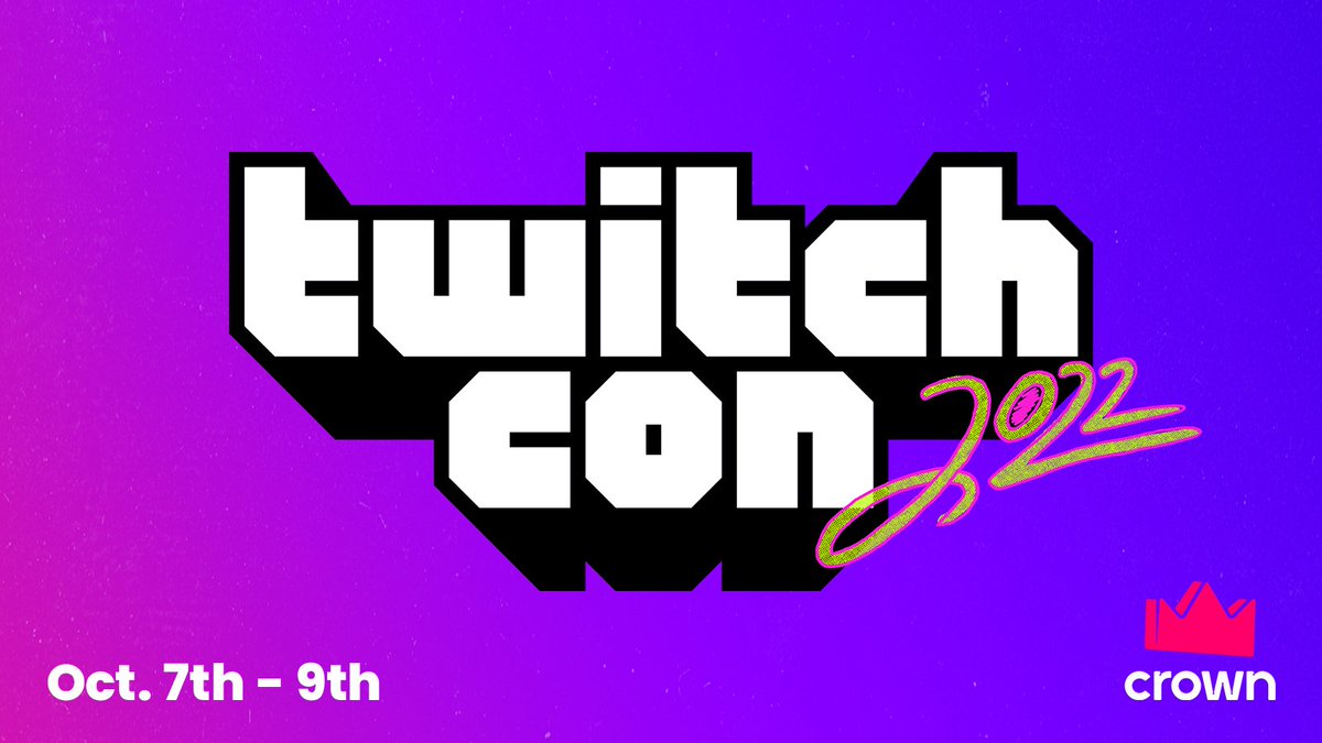 crownchannel's tweet photo. We're kicking off @TwitchCon with a chance for you to be featured on a Crown Channel show! Auditions begin Oct. 7th at the Crown Channel booth. #CrownAtTwitchCon https://t.co/LzCkNcYKFZ