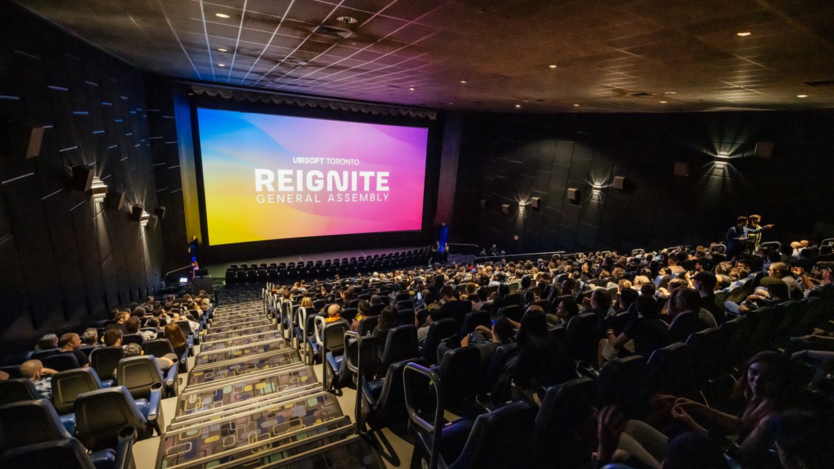 UbisoftToronto's tweet photo. 👀 An energizing presentation, delicious food, and hands-on demo of upcoming Ubisoft games..

💥 The #UbiTO General Assembly and Celebration certainly "reignited" our studio and was tons of fun!

🔗 Join the team ➡ https://t.co/EyvovlsiOX

@Ubisoft @LifeatUbisoft @UbisoftCanada https://t.co/Rp3DR7UdYd