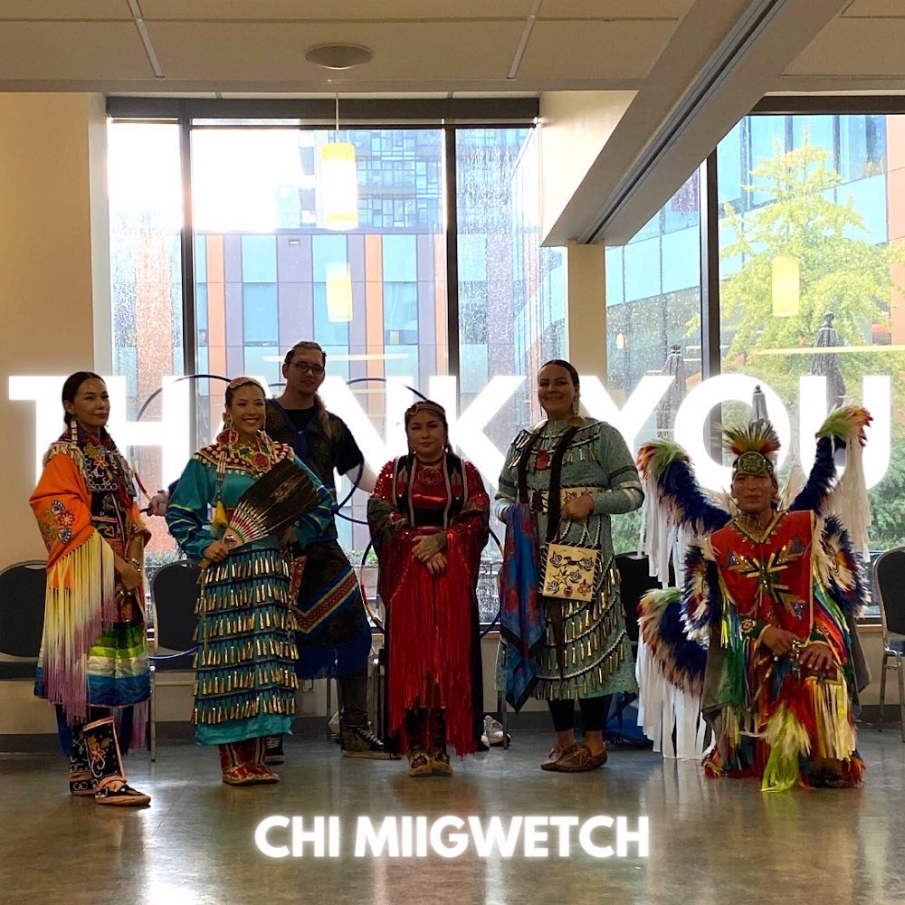 trsmindigenous's tweet image. CHI MIIGWETCH!

We have taken 1 step forward towards reconciliation! We must thank those before us who created the foundation for an event like this to happen at our school. 

Reflect on the conversations, wear your orange shirts this week, and pass along what you have learnt!