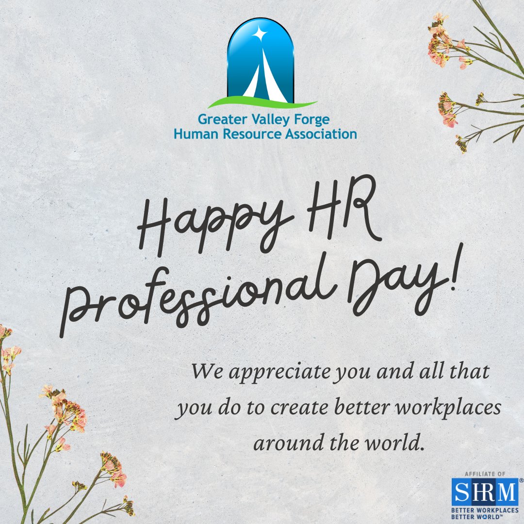 Happy #HRProfessionalDay to all of the amazing HR professionals in our world working tirelessly every day to create better workplaces!