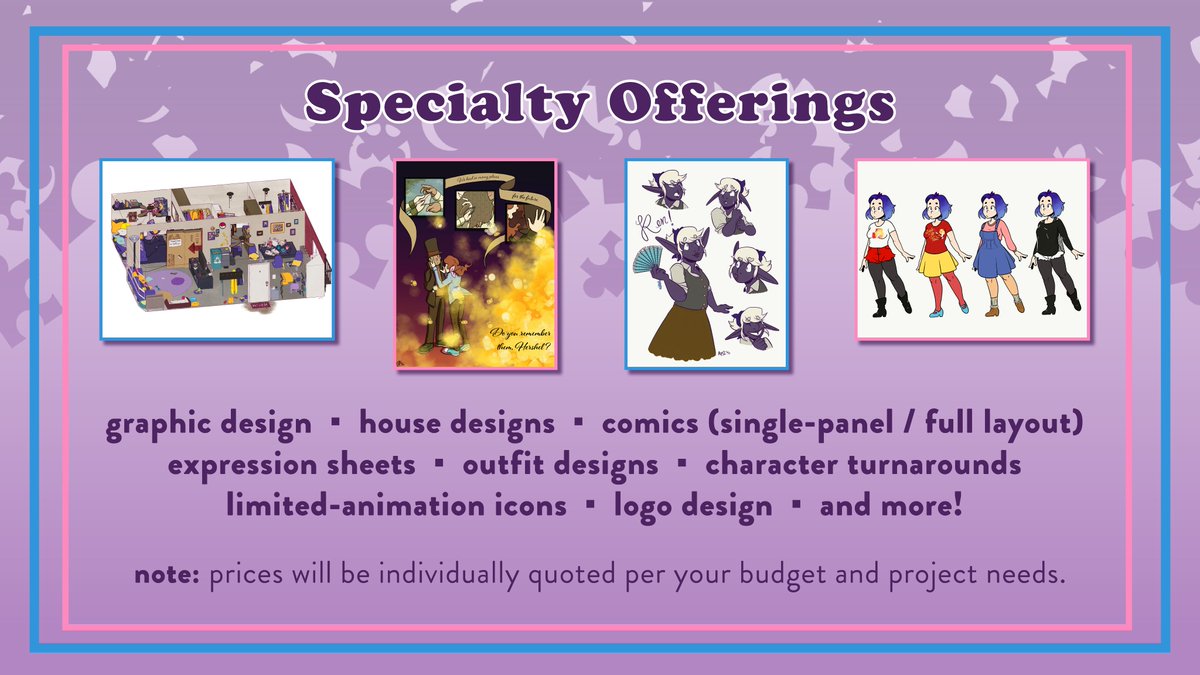 BigPuzz's tweet photo. hey there, I'm Puzz! I draw, write, play games, and more!
🖼 Commission form: https://t.co/L7RoUpnh1D
🎮 Twitch: https://t.co/psp7eG9Cmy
🎞 VODs: https://t.co/KTSplWndXN
🎁 Throne: https://t.co/aA3isjcEe9
☕ Ko-fi: https://t.co/Nn99J7lf8p
📖 Ao3: https://t.co/qavKZKPBWM https://t.co/ieQfQ6vW2p