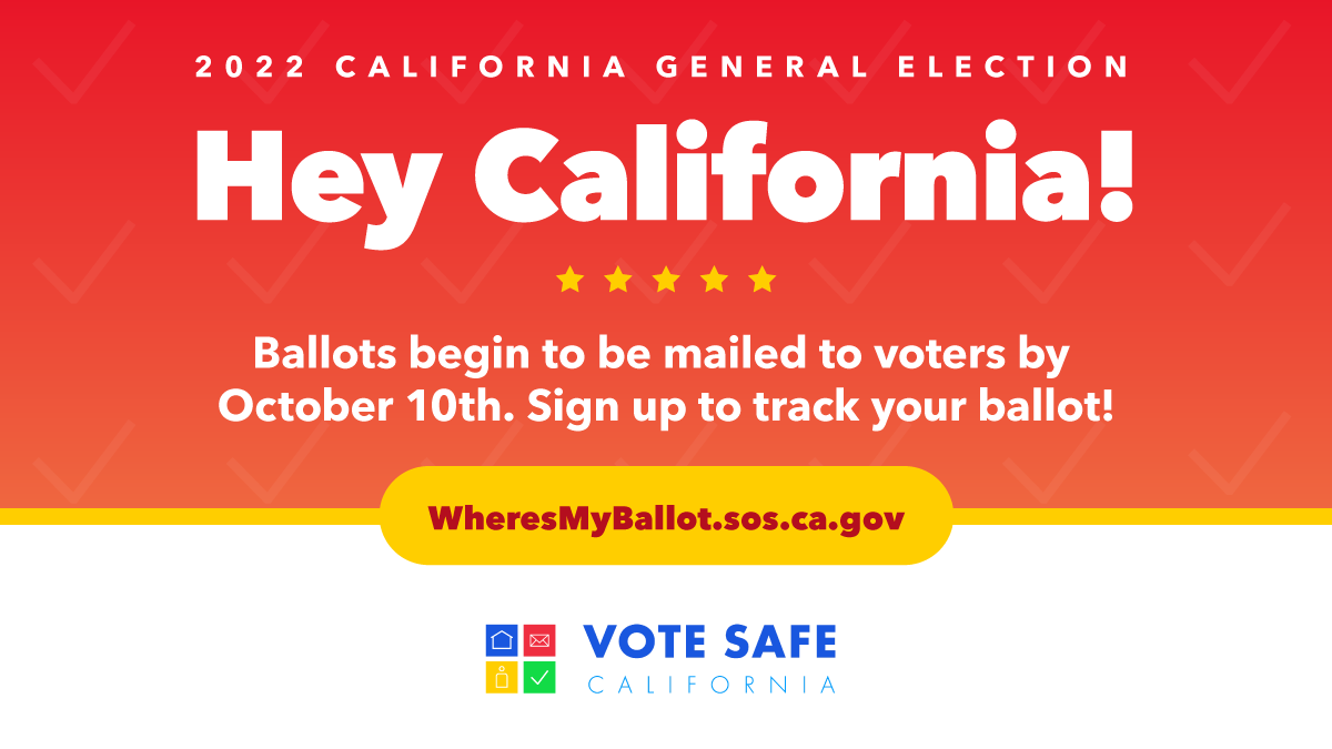 California Secretary of State tweet media