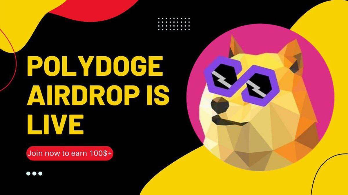 AigoAirdrops's tweet photo. 🔰 PolyDoge V1 Giveaway 
🎁 Reward Pool: 200,000,000,000 $PolyDoge (≈$1000+)
👥 Referral: 100,000 $PolyDoge
🔥 Market: CoinMarketCap | Quickswap
🧶 Rate: ⭐️⭐️⭐️⭐️⭐️
🗓 Distribution Date: Instant to Wallet

📚 Airdrop Link: https://t.co/CoNuCGCdVx https://t.co/3xZFq5cAw0