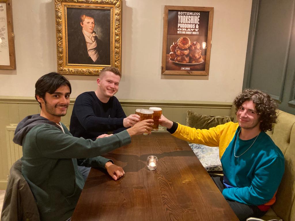 LancashireFold's tweet photo. Cask ale week 🍻 3 of our regulars enjoying a pint of our delicious bitter 🍺 https://t.co/3g1Bdhs53w