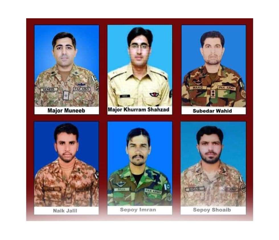 We are deeply saddened to learn of the martyrdom of 6 army personnel who lost their lives in the helicopter crash in Balochistan. Our deepest condolences go out to their families and friends during this incredibly difficult time. 
#UniSahiwalOfficial https://t.co/Y8yPlTh6Fj