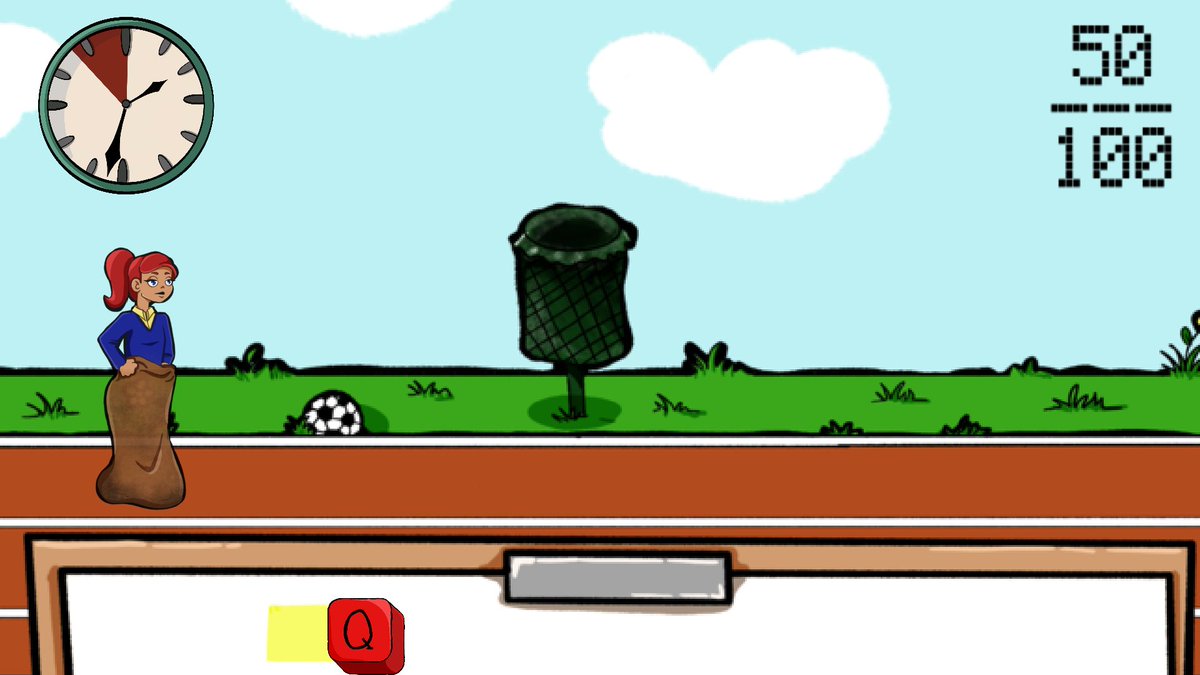 Alexvbfpn's tweet photo. A pesar del fail de la entrega, estamos bastante contentos con el resultado del juego así que queremos compartirlo con el mayor número de gente posible. Aquí tenéis Grade Up! Un frenético juego en el que cada vez tendrás menos tiempo para bordar tu examen.
https://t.co/m8EYWYB0Sj https://t.co/4nDjU4K9d6