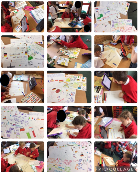 StrettonStMatts's tweet photo. Lots of fantastic learning in Year 4 to celebrate @ECMLCELV. Our challenge was to learn facts about 5 different countries in Europe. #SSM #SSMYear4 #SSMEuropeanDayofLanguages https://t.co/GVEdzuUpuD