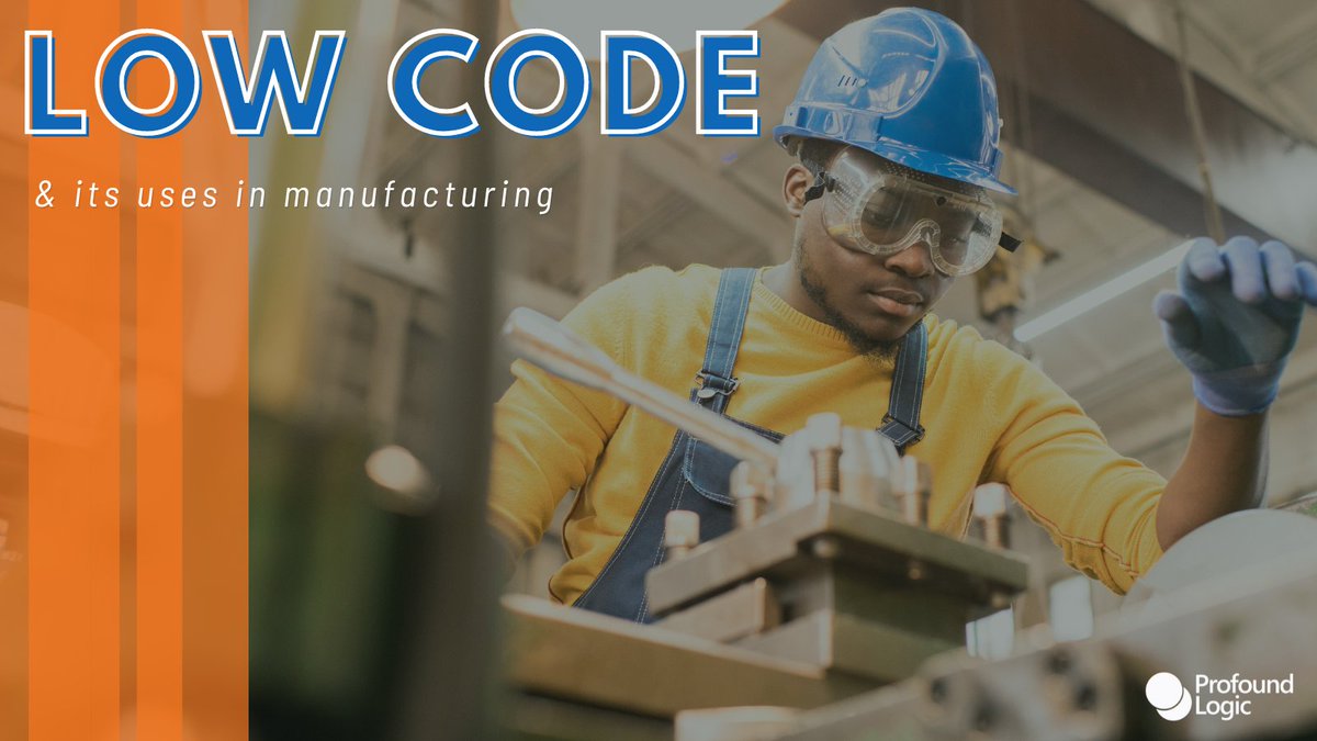 ProfoundLogic's tweet image. The #manufacturing industry is constantly evolving! Utilizing #LowCodeApplications in manufacturing gives many solutions to the underlying concerns of operators. Read our #blog to see how #LowCode is changing the scope of manufacturing for good ➡️ hubs.la/Q01mLBgg0