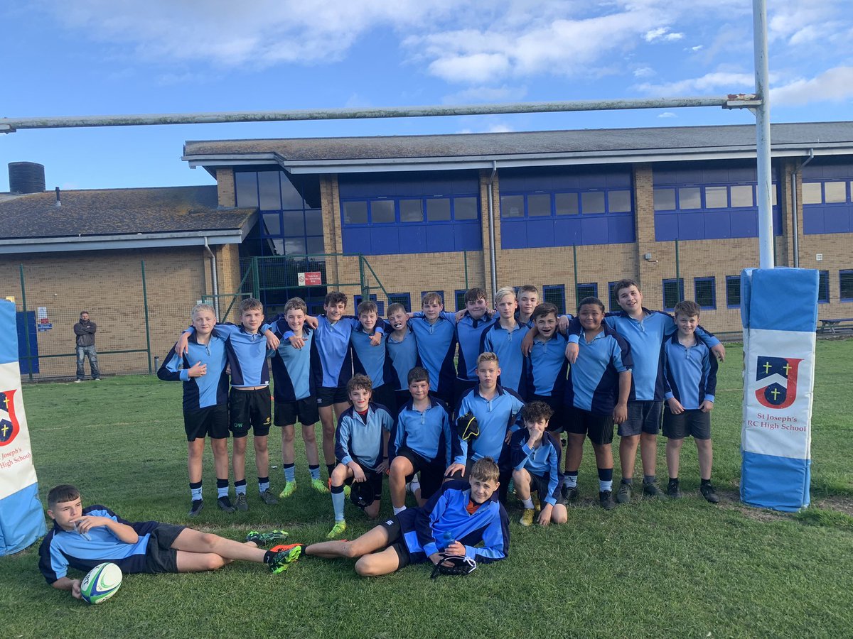 StJoesRCpe's tweet photo. Well done to our Year 9 rugby squad who beat John Frost today in a friendly🏉 Thank you to all the Year 8 boys who stepped up👏🏼 #JoesFamily #RollOnTheCup https://t.co/VFMzUt2pFy