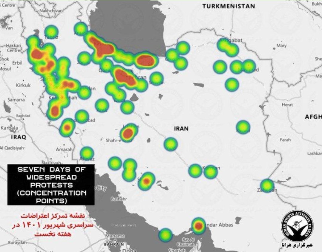 Demonstrations in the Iranian border cities continue and increase.

#JusticeForMahsaAmini 
 #IranProtests #IranRevolution