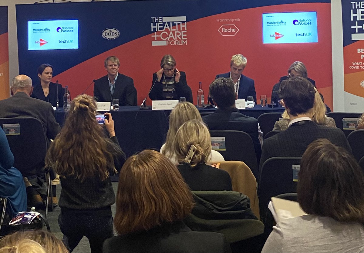 Important discussion @HC_Forum #Lab22 about experiences of people with long term conditions during the pandemic and lessons that must be learned to improve care @mssocietyuk @NVTweeting @MacularSociety @techUK