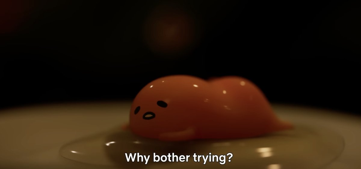 verge's tweet photo. Gudetama the lazy egg looks uncomfortably real in first Netflix trailer https://t.co/zIPf1GdVxw https://t.co/ht4LxzfATl