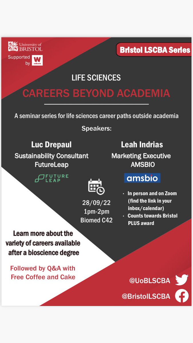 Life Sciences Careers Beyond Academia tweet media