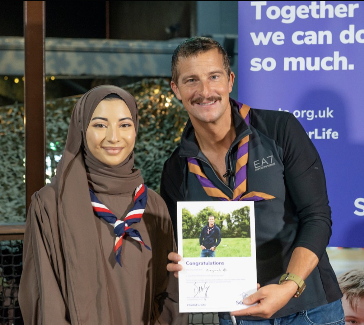 BearGrylls's tweet photo. On Thursday we got together at the @beargryllsadventure park at the NEC Birmingham to give out 20 of our latest ‘Chief Scout Unsung Hero Awards’ to some truly remarkable young people. https://t.co/kzvhpmichd