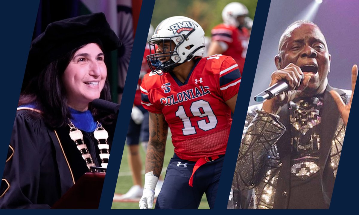 This year's Homecoming weekend is going to one of the best ever! 🌟 ✅ Inauguration of President Michelle Patrick 🎖️ ✅ Football vs. Gardner Webb 🏈 ✅ Earth, Wind & Fire concert 🎤 Full details ➡️ rmu.edu/homecoming