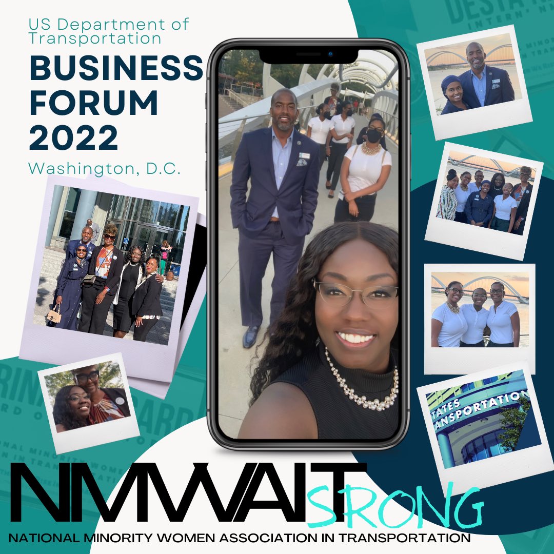 NMWAIT's tweet photo. NMWAIT was delighted to take an active role last week in the US Department of Transportation #BusinessForum2022 #stakeholderexpo. 
For more information, Read here:
 https://t.co/Wr9FoGH6rh      
#nmwait #nmwaitstrong #m2nmwait #intern2nmwait #ambassador2nmwait #minorityowned https://t.co/UWXrYmfpmH