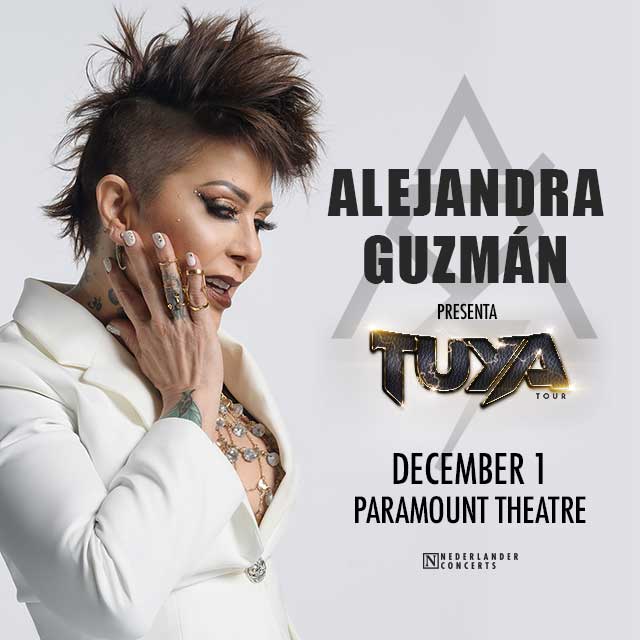 Al3jandraGuzman's tweet photo. Queridos Rockeros de Oakland, la bahía de SanFran, y todo el norte de Cali, nos vemos este 1 de Diciembre para llenar el @oakparamount de rock con mi #TuyaTour 😎⚡Solo para mis fans más especiales habrá preventa exclusiva desde este Miércoles con el código: REINA https://t.co/nRK8VPVVZQ