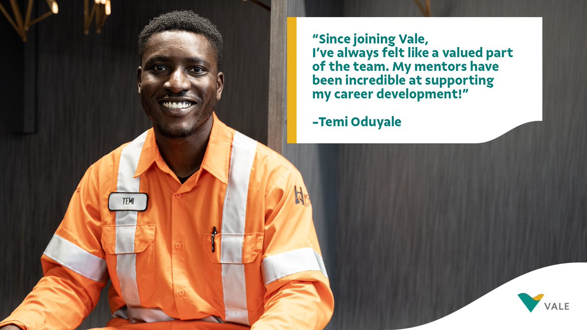 Vale is proud to offer a supportive environment focused on your development. We understand the importance of a work-life balance and ensure you are set up for success. 

Apply today at cutt.ly/7VPnZlU