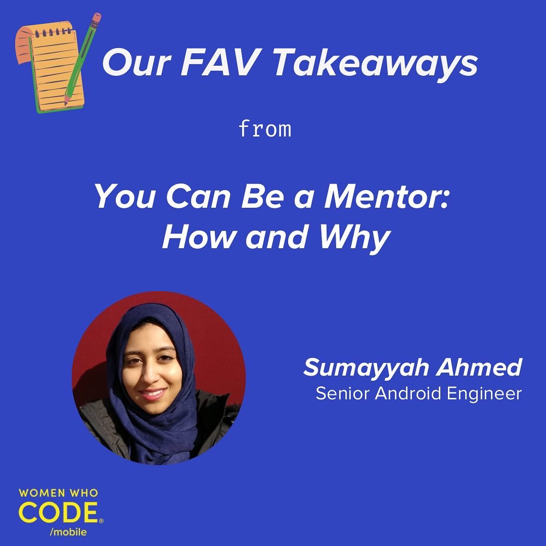 📝Check out our fav takeaways from our last session “You Can Be a Mentor: How and Why” with the amazing <a href="/SumayyahAhmed13/">Sumayyah Ahmed</a> 😍

🥰 She sure did leave us motivated to mentor and engage in the community👇🧵