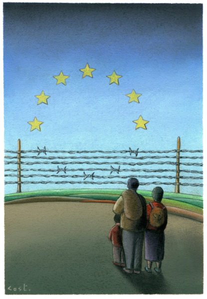 Alors que l'ext-droite est au pouvoir en Italie, rappelons que celle-ci sera bénéficiaire de 200 Mds d'€ sur les 750 Mds du plan européen de relance. L'Union Européenne doit conditionner ces aides notamment au respect par l'Italie de ses obligations d'accueil des réfugiés.