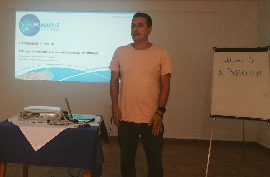 MarajaRiechers's tweet photo. Looking forward to this amazing #euromarine #ceimar #pathgrass workshop on #pathways for connecting people and #seagrasses by @antoniojcastro @I_Olive_S with @LazzariNatali @EnriGarau @Aina_ https://t.co/nMsGrVPtEf