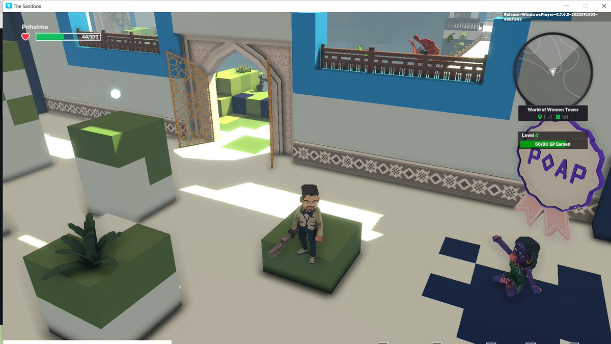 PrihatmaG's tweet photo. @TheSandboxGame @worldofwomennft I just participated in the #SandboxAlphaS3Giveaway for a chance to win 500 SAND! Found the hidden room in World of Women Tower, check out my screenshot below!
👇 https://t.co/0v3toOuymz